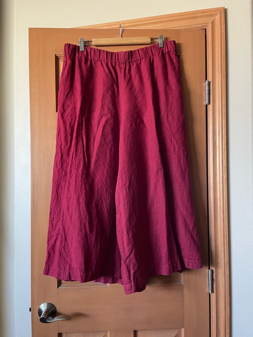 NotPERFECTLINEN Wels wide leg linen pant